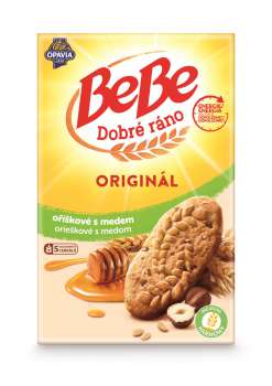 Sušenky BeBe Dobré ráno - oříškové s medem, 400g