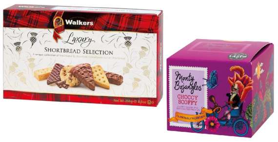 DÁREK: Směs čokoládových truffles a mix sušenek Walkers Luxury