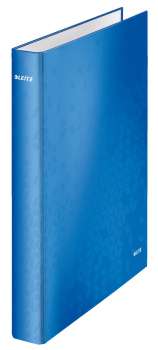 2kroužkový pořadač Leitz WOW - A4, 4 cm, laminovaný karton, modrá