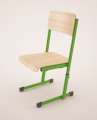 Žákovská židle Junior - 43 - 46 cm, zelená