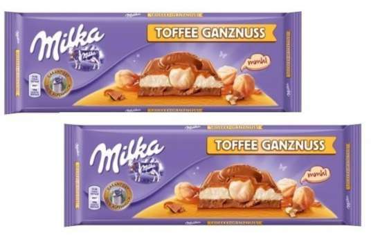 DÁREK: Čokoláda Milka Toffee Wholenut 2x 300 g