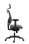 Kancelářská židle Skill - s podhlavníkem, synchronní, šedá
