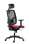 Kancelářská židle Skill - s podhlavníkem, synchronní, červená