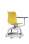 Studentská židle College - žlutá