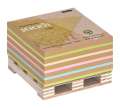 Samolepicí bloček Stick'n by Hopax KRAFT na paletce - 76 x 76 mm, mix barev, 400 lístků