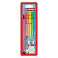 Fixy Stabilo Pen 68 - sada 6 neonových barev