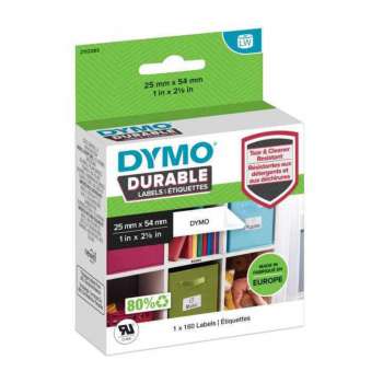 Plastové štítky Dymo Durable 54 x 25 mm, 160 ks