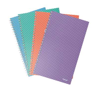 Blok Esselte Colour'Breeze A5, linkovaný,mix barev