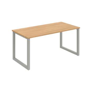 Jednací stůl Hobis Uni UJ O 1600 - dub/šedý