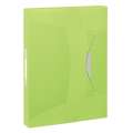 Box na spisy s gumičkou Esselte VIVIDA - A4, zelený, 4,0 cm