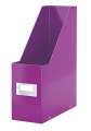 Stojan na časopisy Leitz WOW Click & Store - 10,3 cm, purpurový