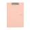 Psací podložka s klipem Pastelini - A4 , meruňková