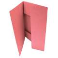 Prešpánové desky se třemi chlopněmi HIT Office - A4, růžové, 20 ks