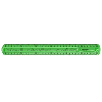 Pravítko KEYROAD Flexi- 30 cm, ohebné, zelené