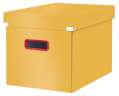 Krabice Click & Store Leitz Cosy - velikost L (A4), žlutá