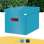 Krabice Click & Store Leitz Cosy - velikost L (A4), modrá
