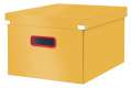 Krabice Click & Store Leitz Cosy - velikost M, žlutá