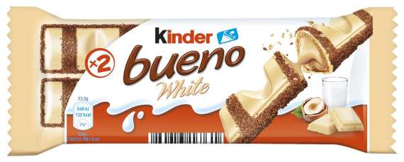 Čokoládová tyčinka Kinder Bueno - white, 39g