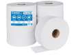 Toaletní papír jumbo Primasoft - 2vrstvý, bílý, 230 mm, 6 rolí