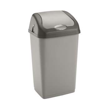 Odpadkový koš Heidrun - výklopný, mix barev, 18 l