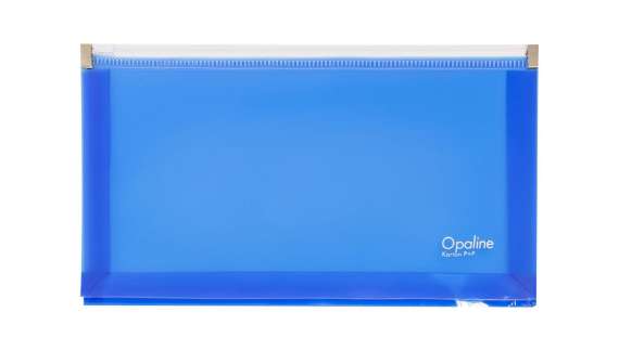 Zipové obálky Opaline DL - 180 mic, modré, 5 ks