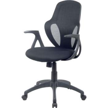 Kancelářská židle Realspace Austin - černá/černá