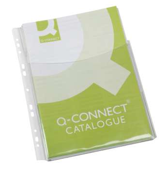Euroobaly na katalogy Q-Connect - A4, PP, 200 mic, 5 ks