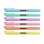 Zvýrazňovač Kores - sada 6 pastelových barev, tenký