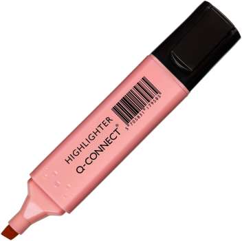 Zvýrazňovač Q-Connect - pastelově růžový