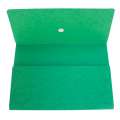 Prešpánová odkládací kapsa na dokumenty A4 - zelená, 1 ks