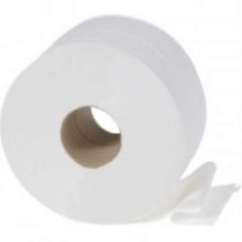 Toaletní papír jumbo - 2vrstvý, bílý, 240 mm, 6 rolí