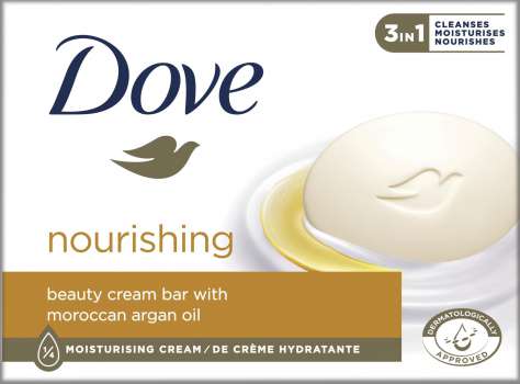 Tuhé mýdlo Dove – arganový olej, 90 g