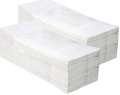 Skládané papírové ručníky  - classic, 1vrstvé, bílé, 5 000 ks