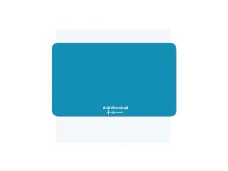 Podložka pod myš Logo - anti-mikrobiální, modrá, 24 x 19 cm