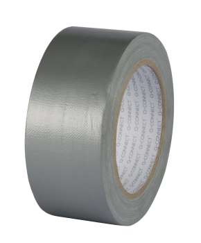Lepicí páska Q-Connect - extra silná s tkaninou, 48 mm x 25 m, stříbrná, 1 ks