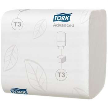 Skládaný toaletní papír Tork - T3,  9 072 útržků