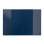 Uzavíratelné desky SPORO - A4, boční plastové kapsy, modré