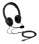 Sluchátka Kensington USB-C Hi-Fi s mikrofonem - drátová, černá