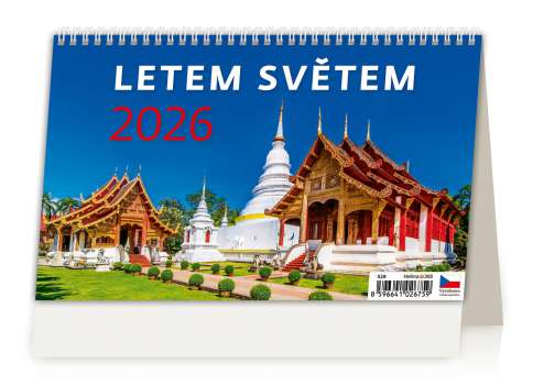 Stolní kalendář 2026 Letem světem