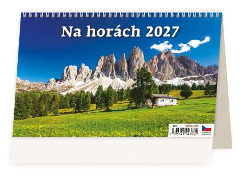 Stolní kalendář 2027 Na horách