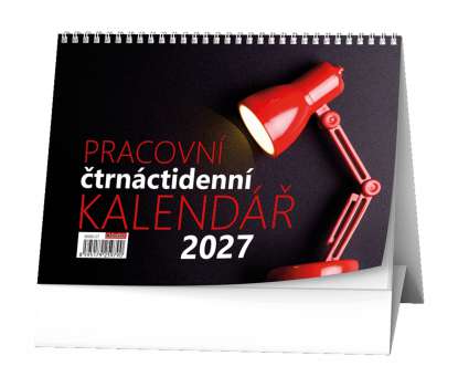 Stolní kalendář 2027 Pracovní čtrnáctidenní