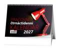 Stolní kalendář 2027 Pracovní čtrnáctidenní