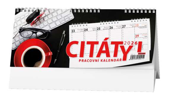 Stolní kalendář 2026 Citáty I.
