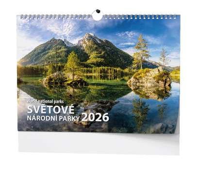 Nástěnný kalendář 2026 Světové národní parky