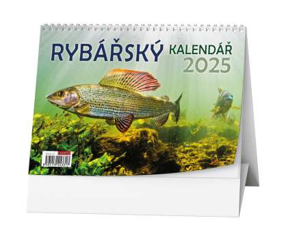 Stolní kalendář 2025 Rybářský kalendář