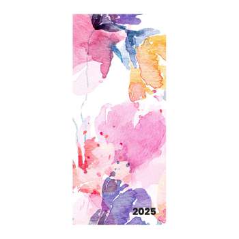 Diář měsíční kapesní PVC Pastelini - design Flowers 2024
