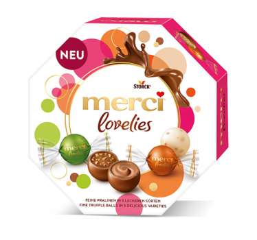 DÁREK: Čokoládové kuličky Merci Lovelies Classic 185g