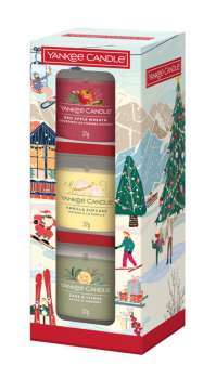 Yankee Candle sada 3 ks votivních svíček ve skle