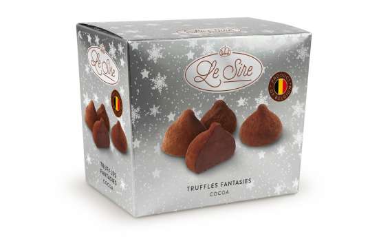 Belgické kakaové lanýže, stříbrný obal, 150 g