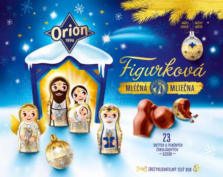 Vánoční kolekce figurková Orion, mléčná, 366 g
